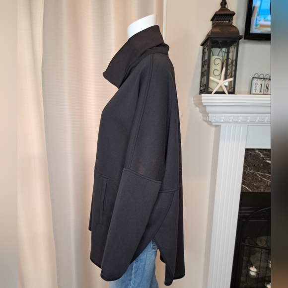 THE NORTH FACE Cozy Slacker Poncho, Black Size L - XL - Picture 7 of 11